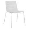 Krzesło Skin 4 białe podstawa biała z tworzywa