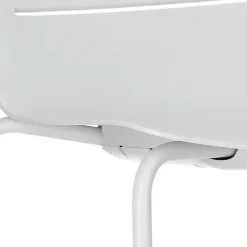 Krzesło Skin 4 białe podstawa biała z tworzywa