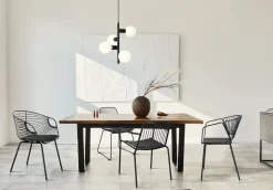 Krzesło Sligo czarne metalowe