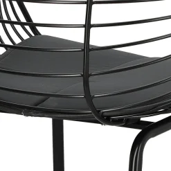Krzesło Sligo czarne metalowe