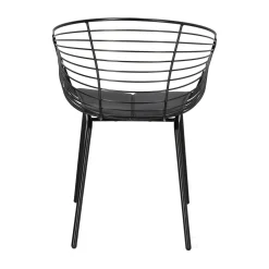 Krzesło Sligo czarne metalowe