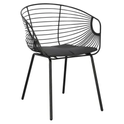 Krzesło Sligo czarne metalowe