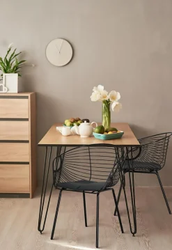 Krzesło Sligo czarne metalowe