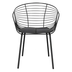Krzesło Sligo czarne metalowe