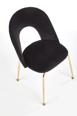 Krzesło Solin czarne/ złote
