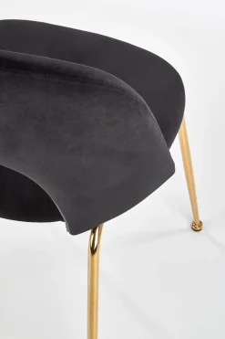 Krzesło Solin czarne/ złote