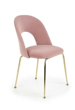 Krzesło Solin różowe/ złote