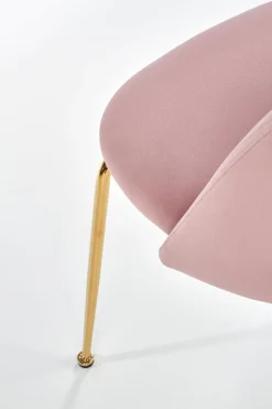 Krzesło Solin różowe/ złote