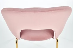 Krzesło Solin różowe/ złote