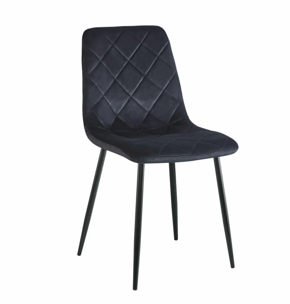 Krzesło Solito Velvet czarne