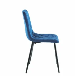 Krzesło Solito Velvet niebieskie