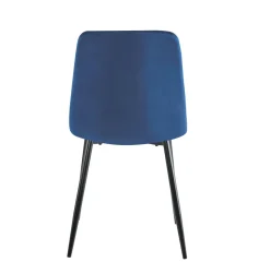 Krzesło Solito Velvet niebieskie