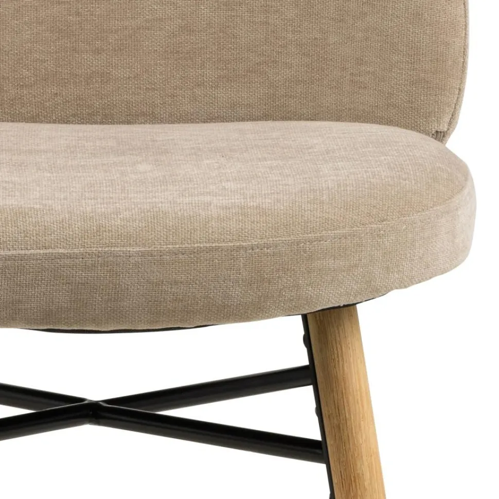 Krzesło Sophia beżowe/ dąb Danny 3