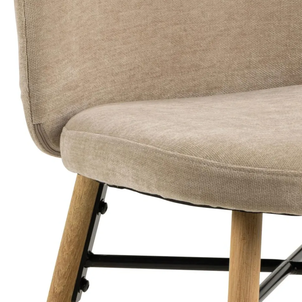 Krzesło Sophia beżowe/ dąb Danny 3