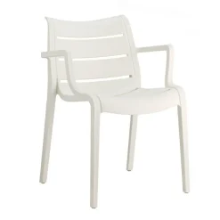 Krzesło Sunset białe SCAB z tworzywa