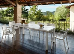 Krzesło Sunset białe SCAB z tworzywa