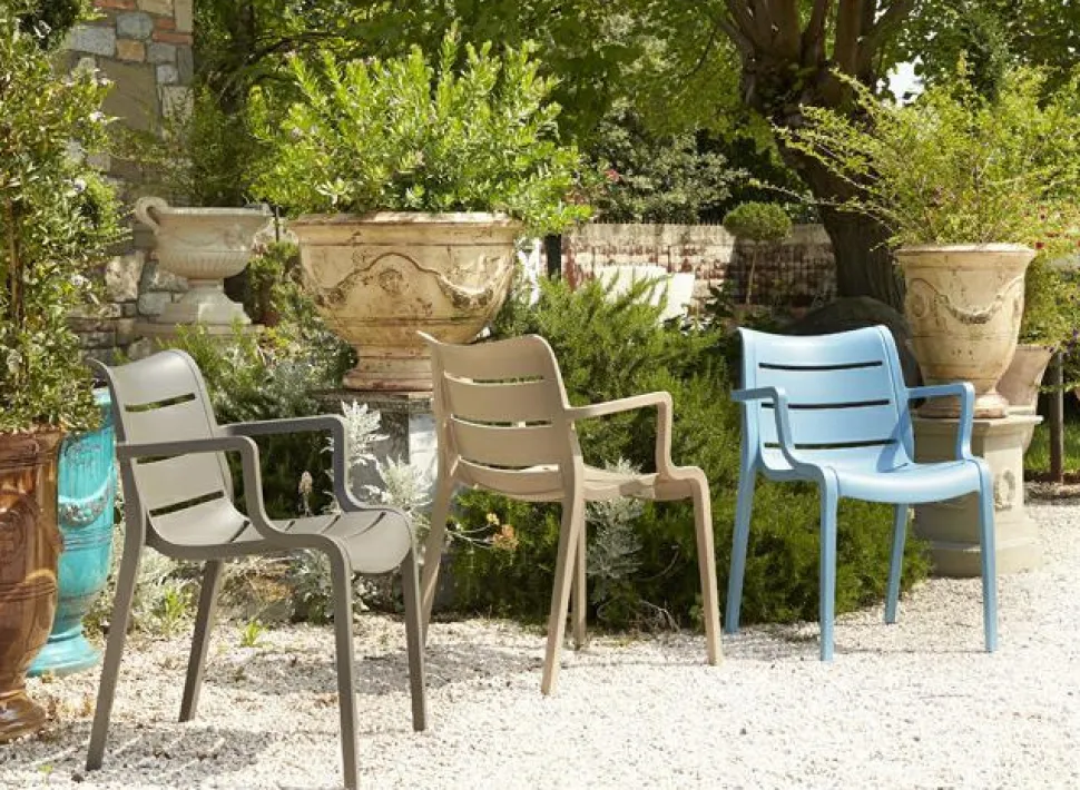 Krzesło Sunset białe SCAB z tworzywa