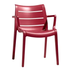 Krzesło Sunset czerwone SCAB z tworzywa