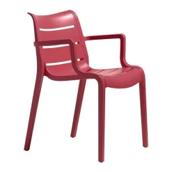 Krzesło Sunset czerwone SCAB z tworzywa