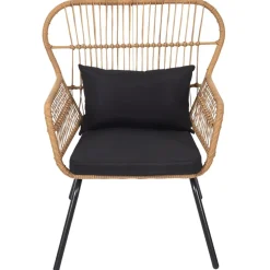 Krzesło Surabaya Arm  czarna poduszka
