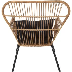 Krzesło Surabaya Arm  czarna poduszka