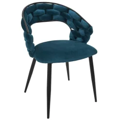 Krzesło Swyer niebieskie