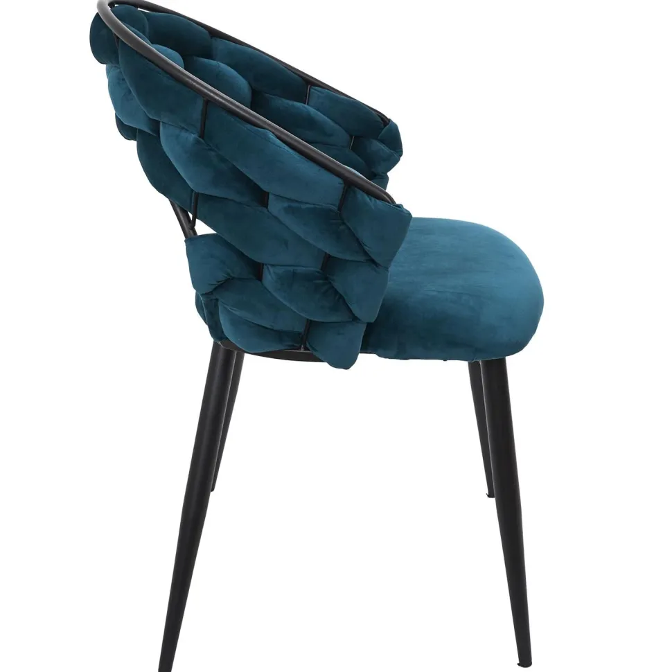 Krzesło Swyer niebieskie