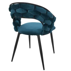 Krzesło Swyer niebieskie