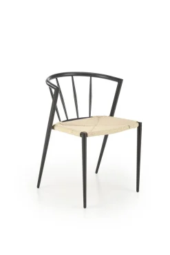 Krzesło Tamara czarne/naturalne