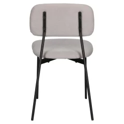 Krzesło tapicerowane Esther szare jasne