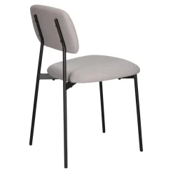 Krzesło tapicerowane Esther szare jasne