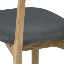 Krzesło Taxi naturalny/ szare drewniane