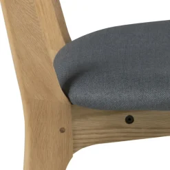 Krzesło Taxi naturalny/ szare drewniane