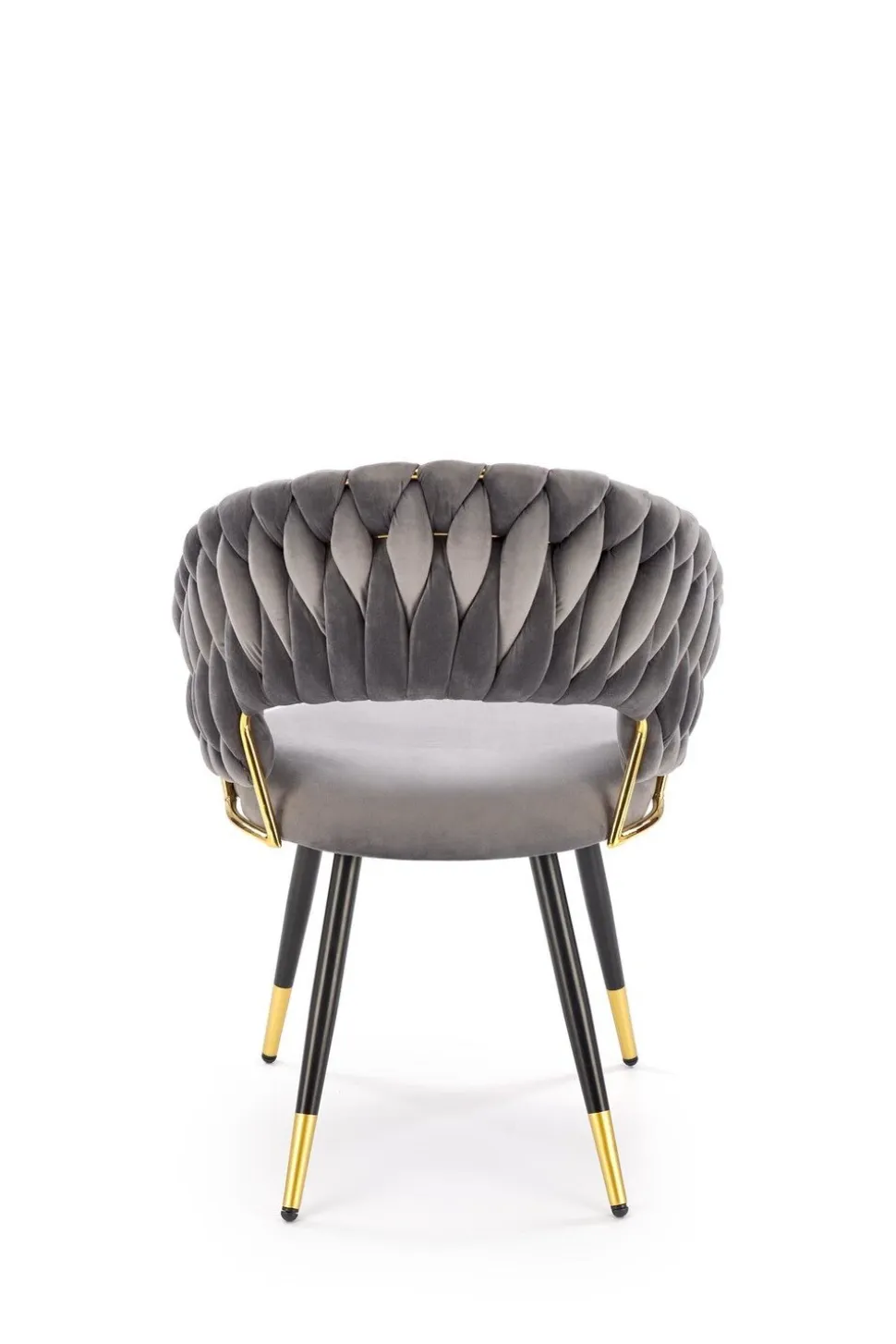 Krzesło Tenay Velvet szary