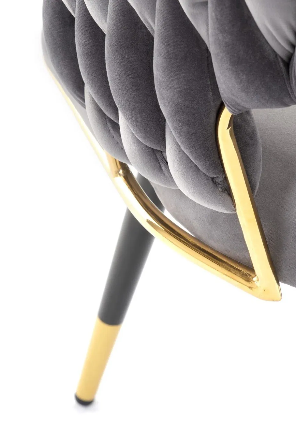 Krzesło Tenay Velvet szary