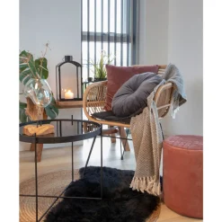 Krzesło Trieste z podłokietnikami  polirattan naturalny