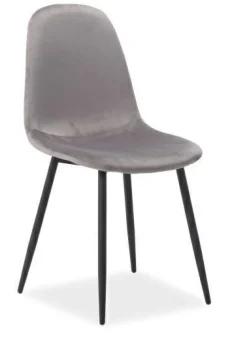 Krzesło Trip Velvet - szary