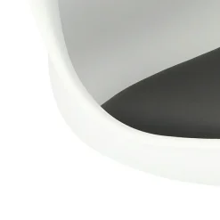 Krzesło Tulip Basic białe/czarna poduszka