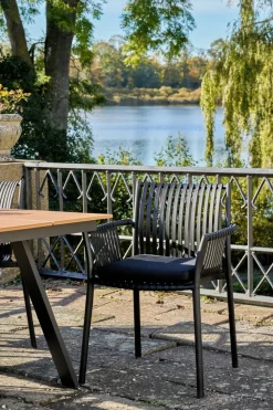 Krzesło Tulsa czarne