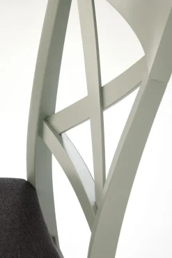 Krzesło Tutti szaro-zielony/drewno bukowe