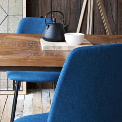 Krzesło Tyka niebieskie