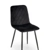 Krzesło Uferyn Velvet czarny