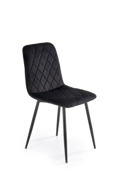 Krzesło Uferyn Velvet czarny