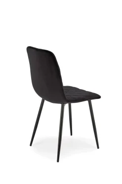 Krzesło Uferyn Velvet czarny