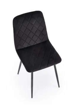 Krzesło Uferyn Velvet czarny