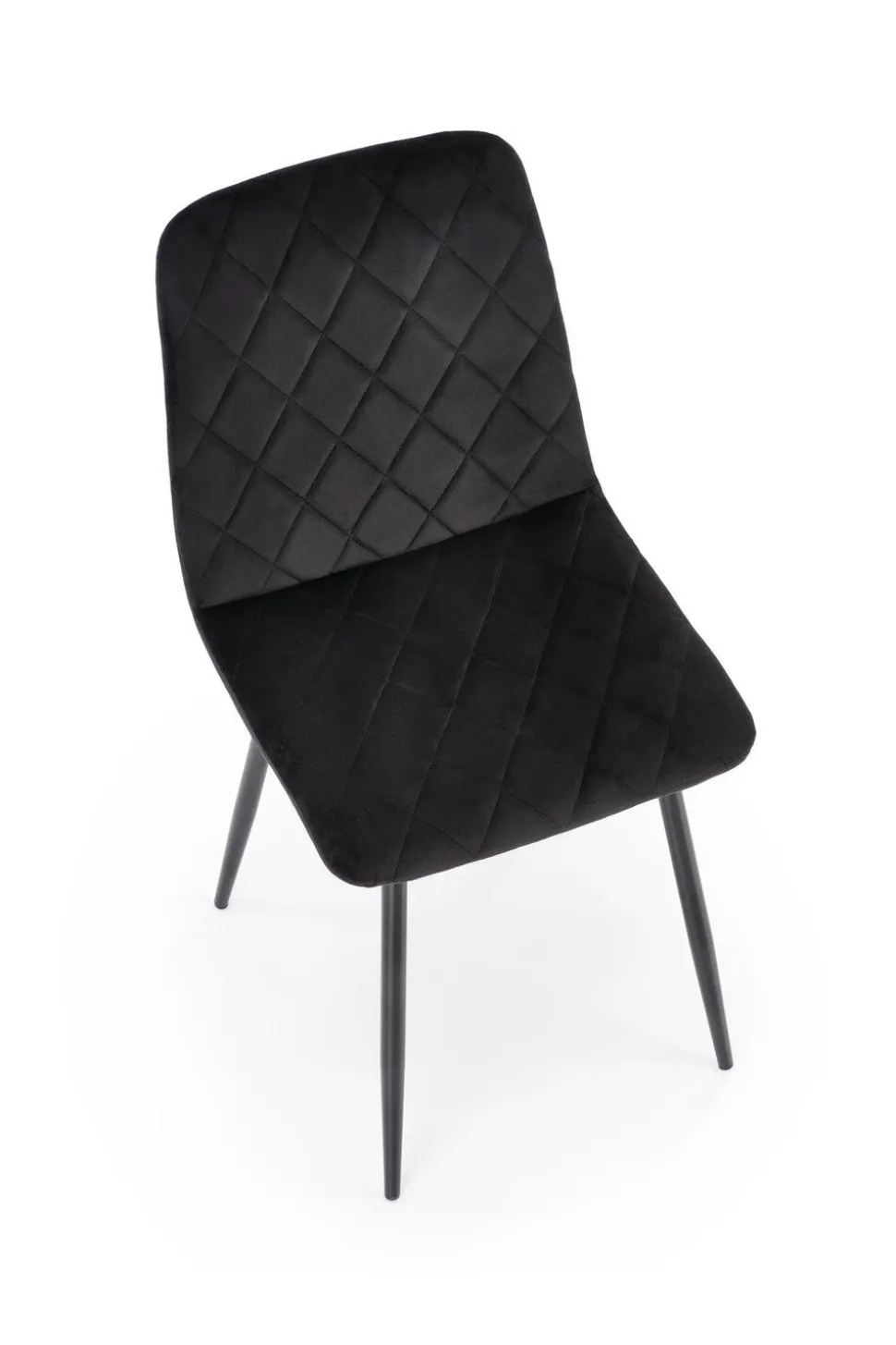 Krzesło Uferyn Velvet czarny