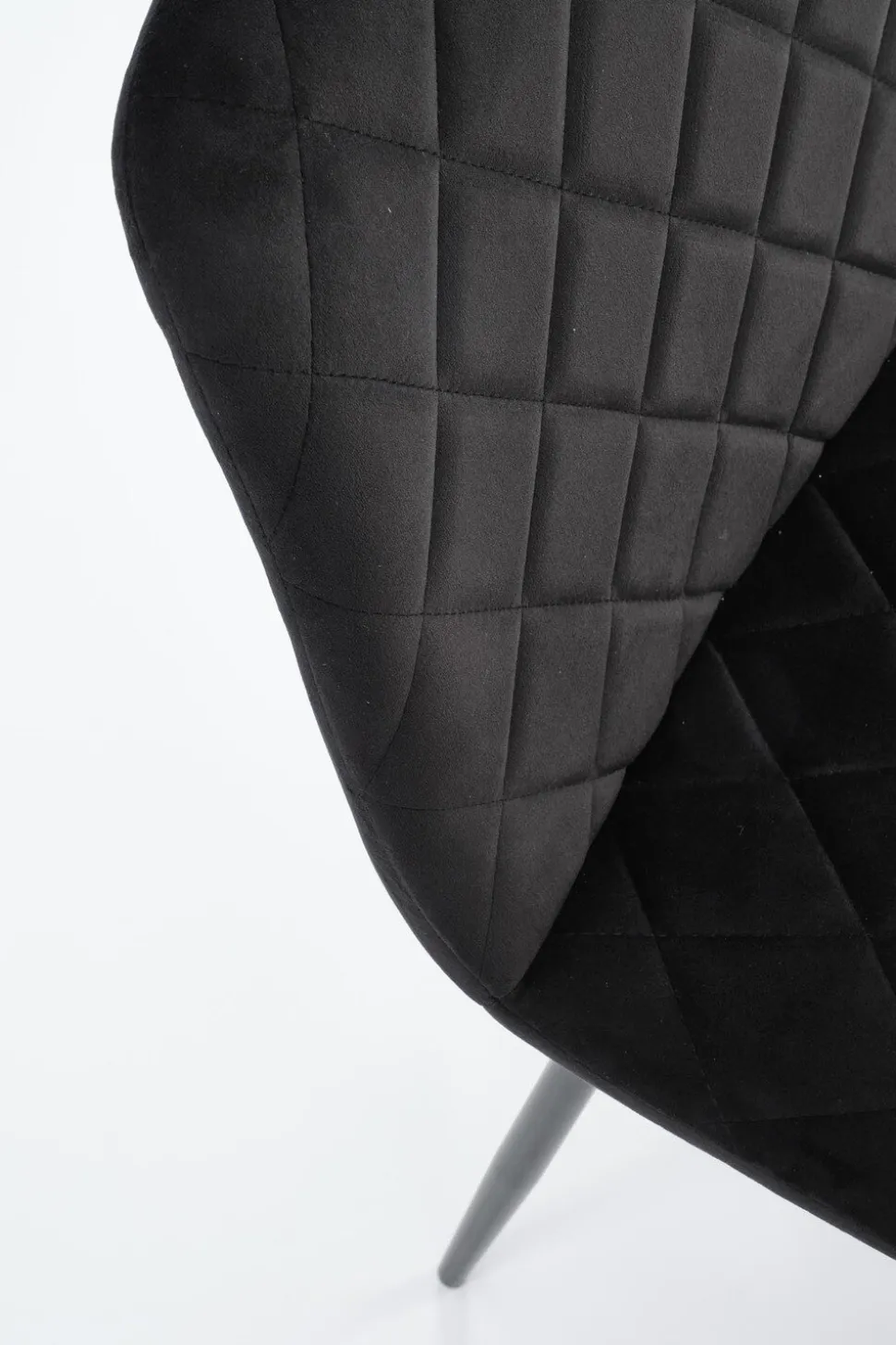 Krzesło Uferyn Velvet czarny