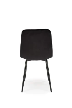 Krzesło Uferyn Velvet czarny