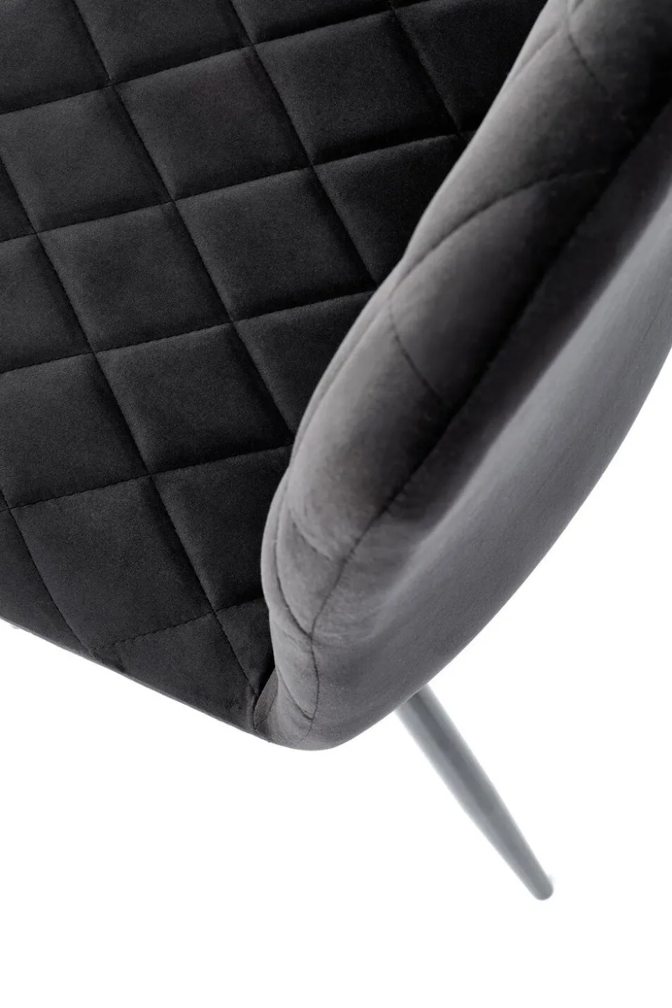 Krzesło Uferyn Velvet czarny