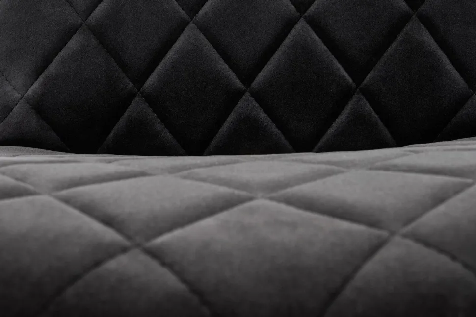 Krzesło Uferyn Velvet czarny